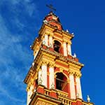 Bell tower in the evening sunshine