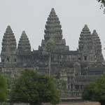 One of the few places where you can see all five towers of Angkor Wat at the same time