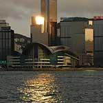 Sunset on the Hong Kong Exhibition Center