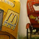 Sponsored cycle rickshaws