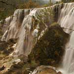 One of the many waterfalls at Jiuzhaigou