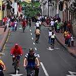 which is closed to traffic on Sundays...