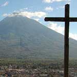 That's Volcan de Agua in the background