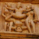 This is also on one of the most popular postcards from Khajuraho