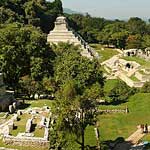 Panorama of Palenque.