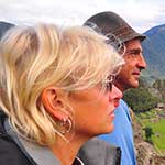 Sue and Mitch. Experienced, charming 'happy travellers'. Sharing Machu Picchu with them made it a really special experience.
