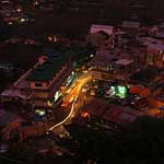 Banaue town centre at night
