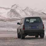 Our vehicle - at 5200m